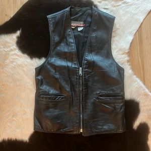 Brooks Leather Motorcycle Vest